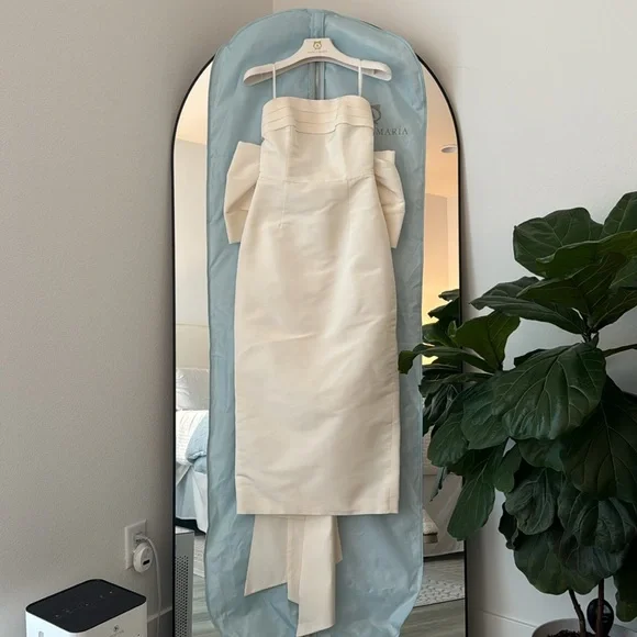 Alexia Maria Margaret Silk  Bow Dress - Picture 5 of 7